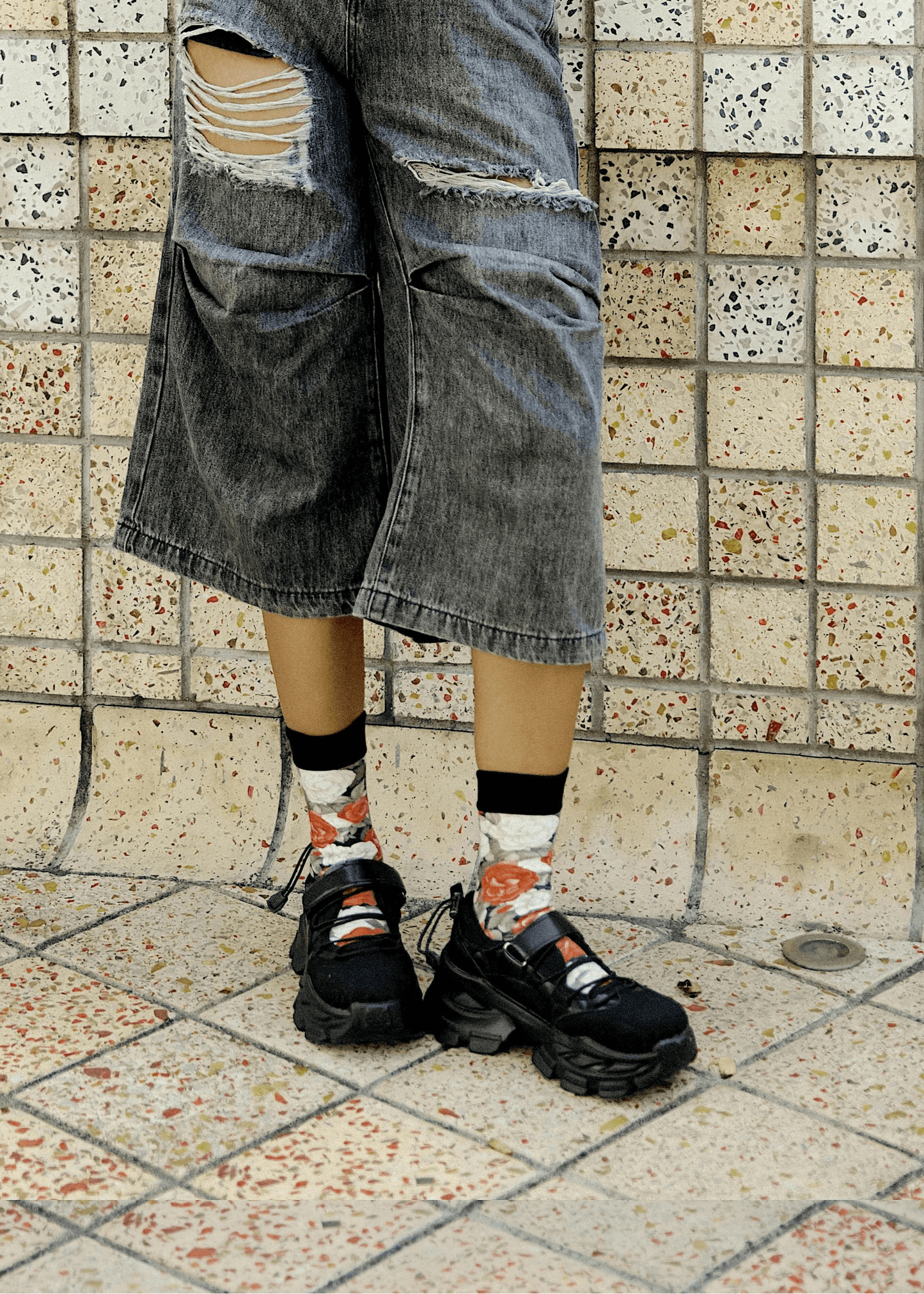Red Middlemist Camellia Bamboo Fibre Socks | Inspired by Rare & Endanger - snzysock