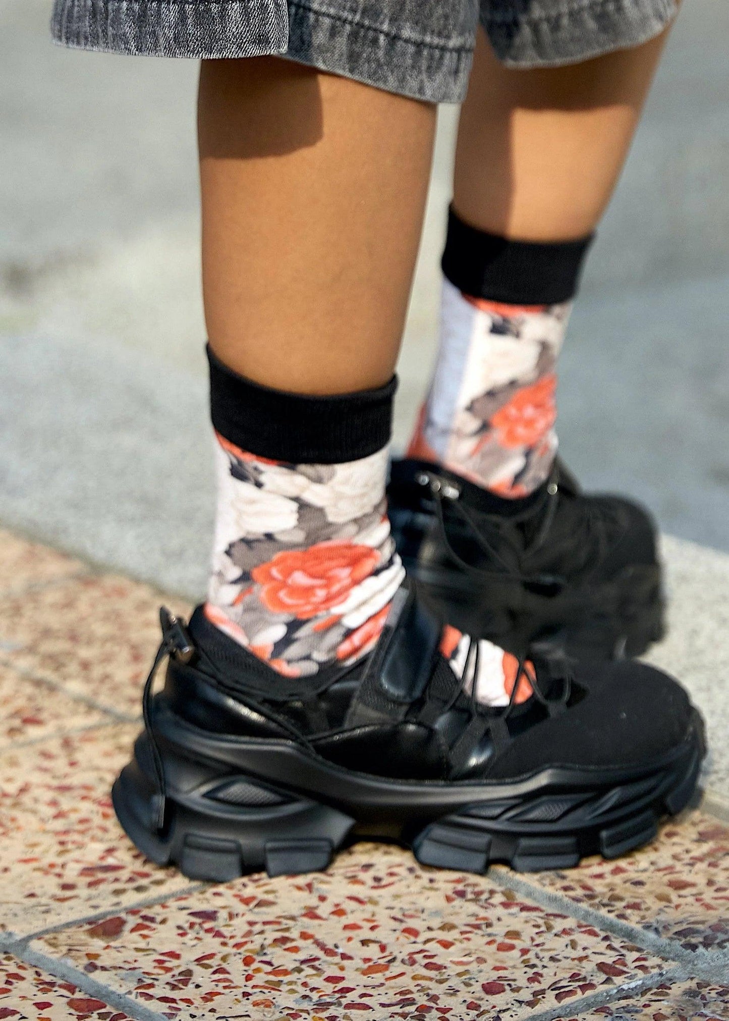 Red Middlemist Camellia Bamboo Fibre Socks | Inspired by Rare & Endanger - snzysock