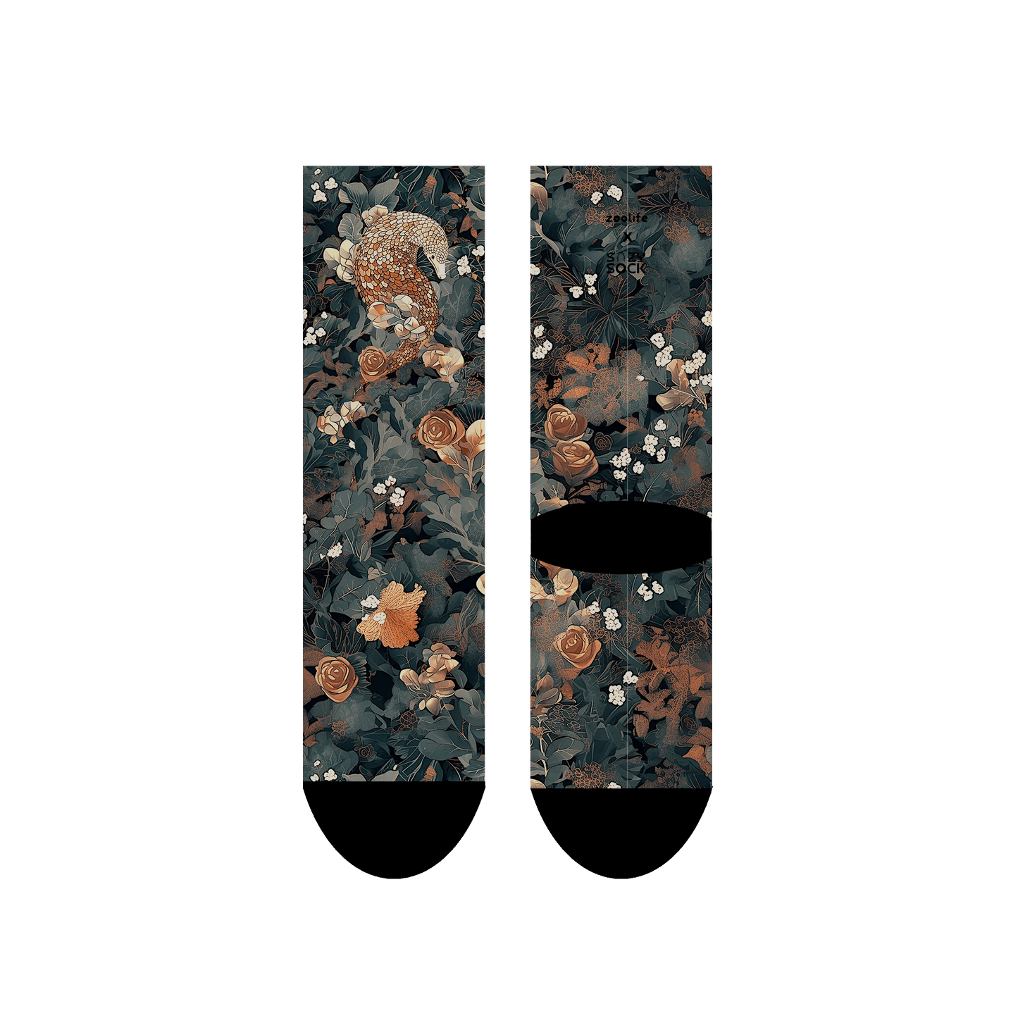 Pangolin Bamboo Fibre Socks Inspired by Endangered animals - snzysock