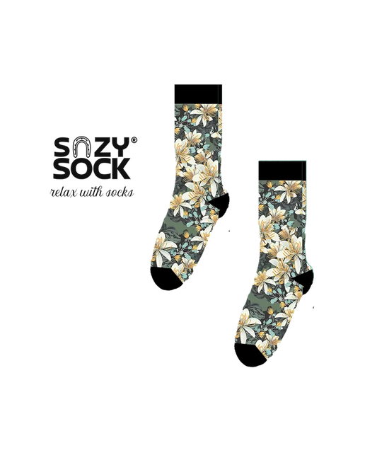 Kadupul Night Bloom Socks｜Bamboo Fibre Socks | Inspired by Rare & Endangered Plants