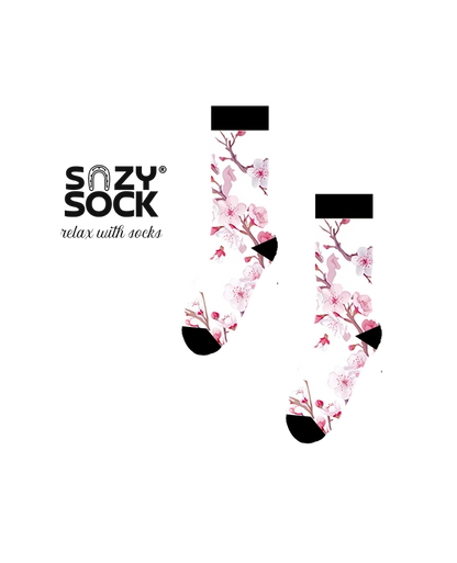 Sakura-Socken aus Bambusfasern, inspiriert von seltenen und gefährdeten Pflanzen