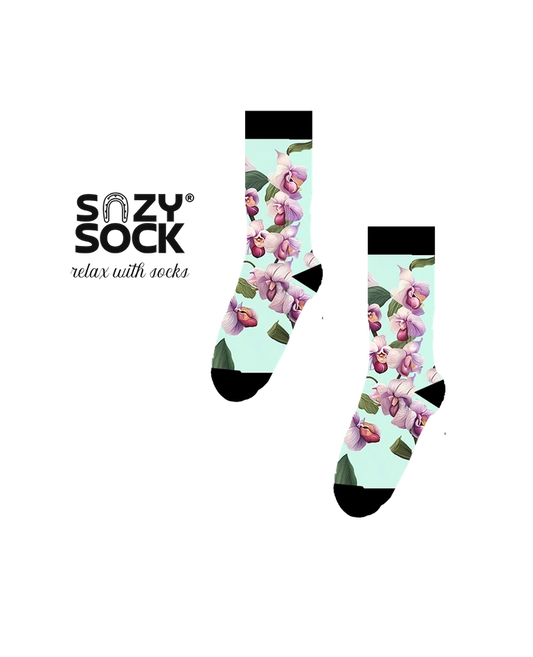 Lady’s Slipper Orchid｜Bamboo Fibre Socks｜Inspire by Endangered Flaua